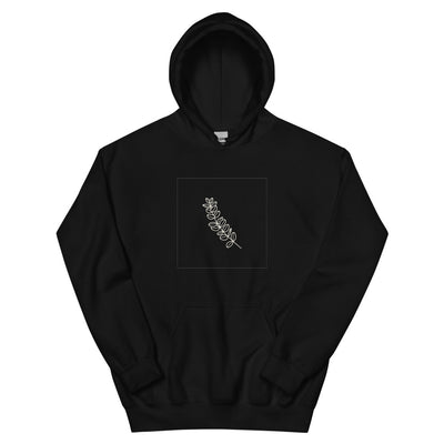 Eucalyptus Sprig Pullover Hoodie, Women's, flat lay