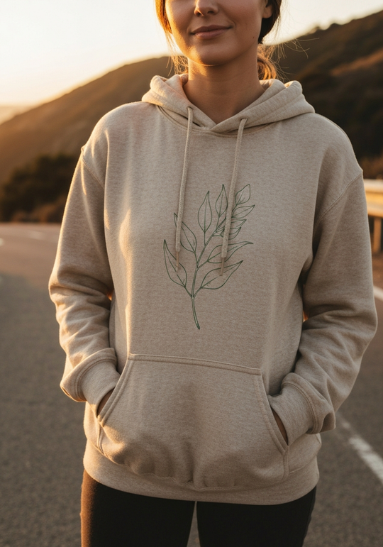 Cali Life Eucalyptus Sprig Hoodie — Women's