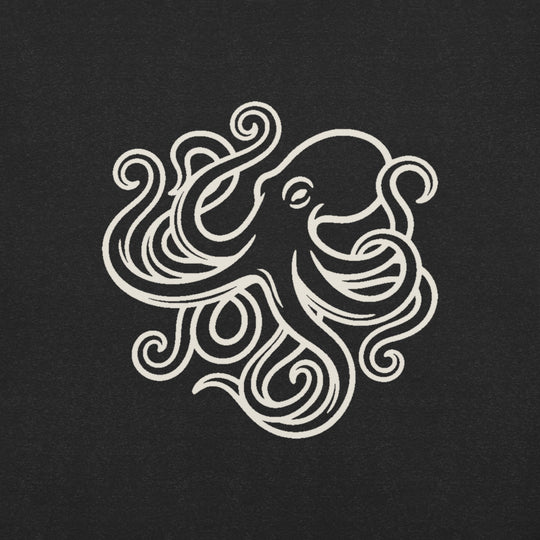 Octopus Art California Graphic T-Shirt, Women's, print close-up