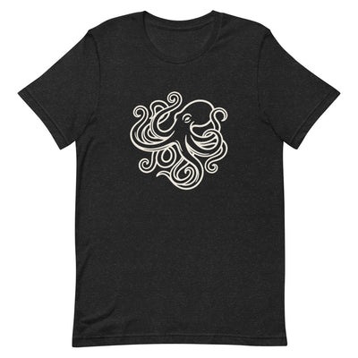 Octopus Art California Graphic T-Shirt, flat lay