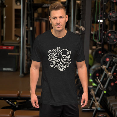Octopus Art California Graphic T-Shirt, on a model
