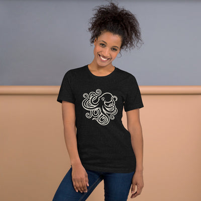 Octopus Art California Graphic T-Shirt, on a model
