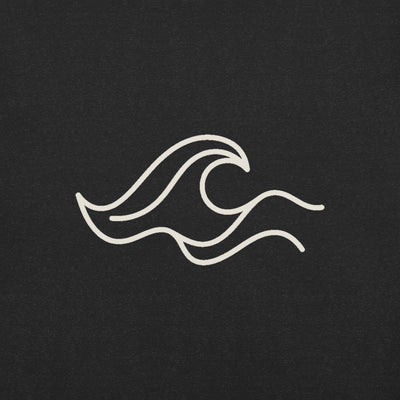 One-Line Wave California Graphic T-Shirt, Men's, print close-up