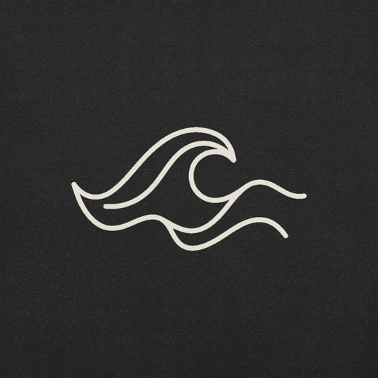 One-Line Wave California Graphic T-Shirt, print close-up