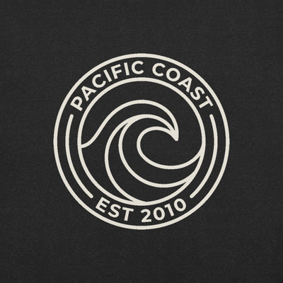 Pacific Coast Wave Badge Graphic T-Shirt, Men's, print close-up
