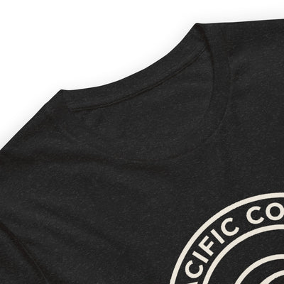 Pacific Coast Wave Badge Graphic T-Shirt, Women's, fabric detail